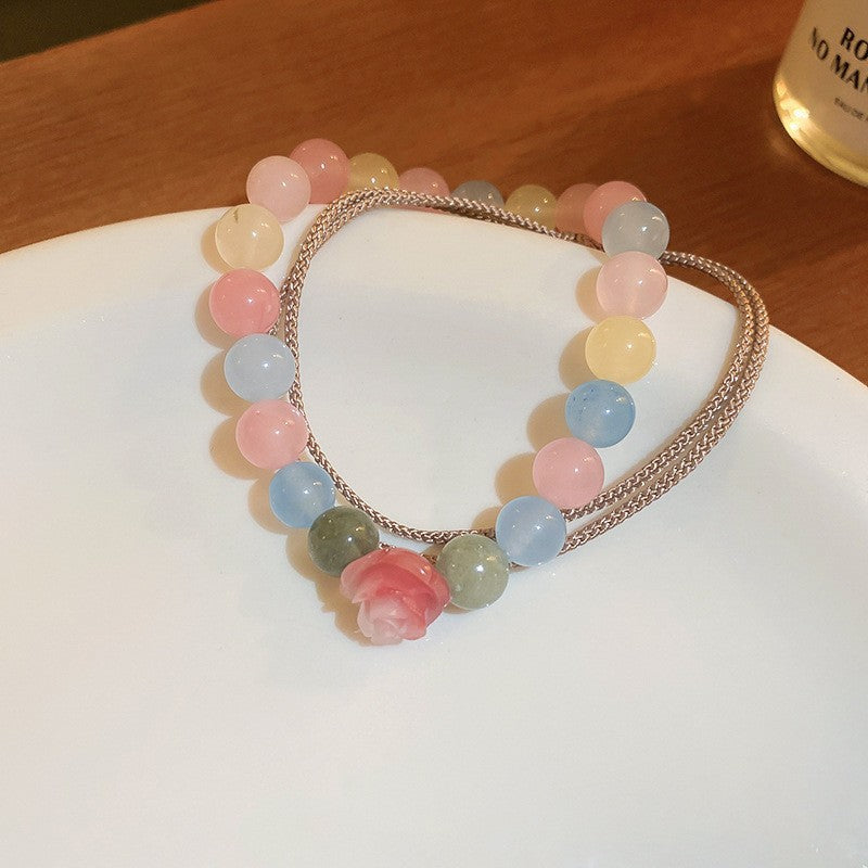 Wholesale New Chinese Style Handmade Beaded Crystal Bracelet